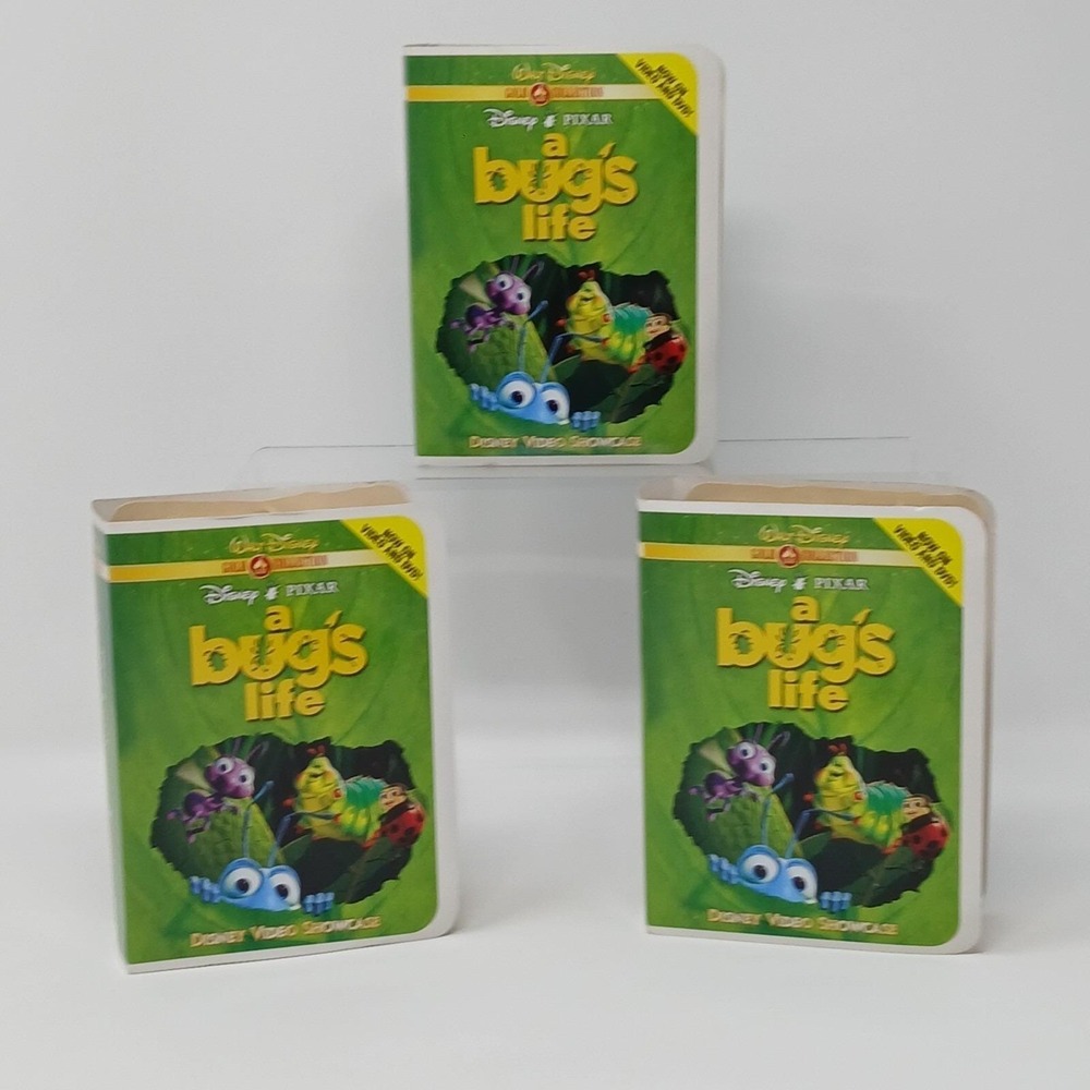 Disney Pixar A Bug's Life 2000 McDonald's Happy Meal Toys Gold Collection 3Pc